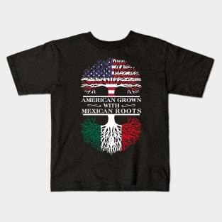 American with mexican roots. Kids T-Shirt